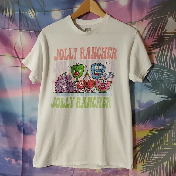 Jolly Rancher White Tee Shirt. - Picture 1 of 3